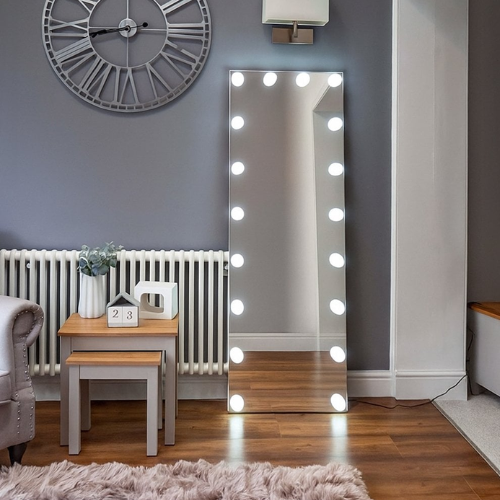 Margot Hollywood Large Floor Full-Length Mirror