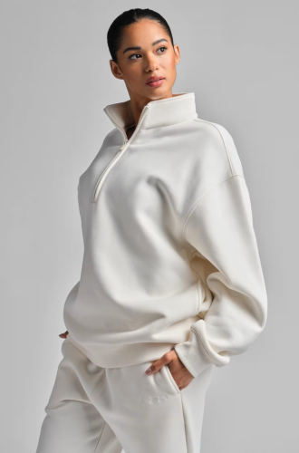 Basic Half-Zip Mock Neck
