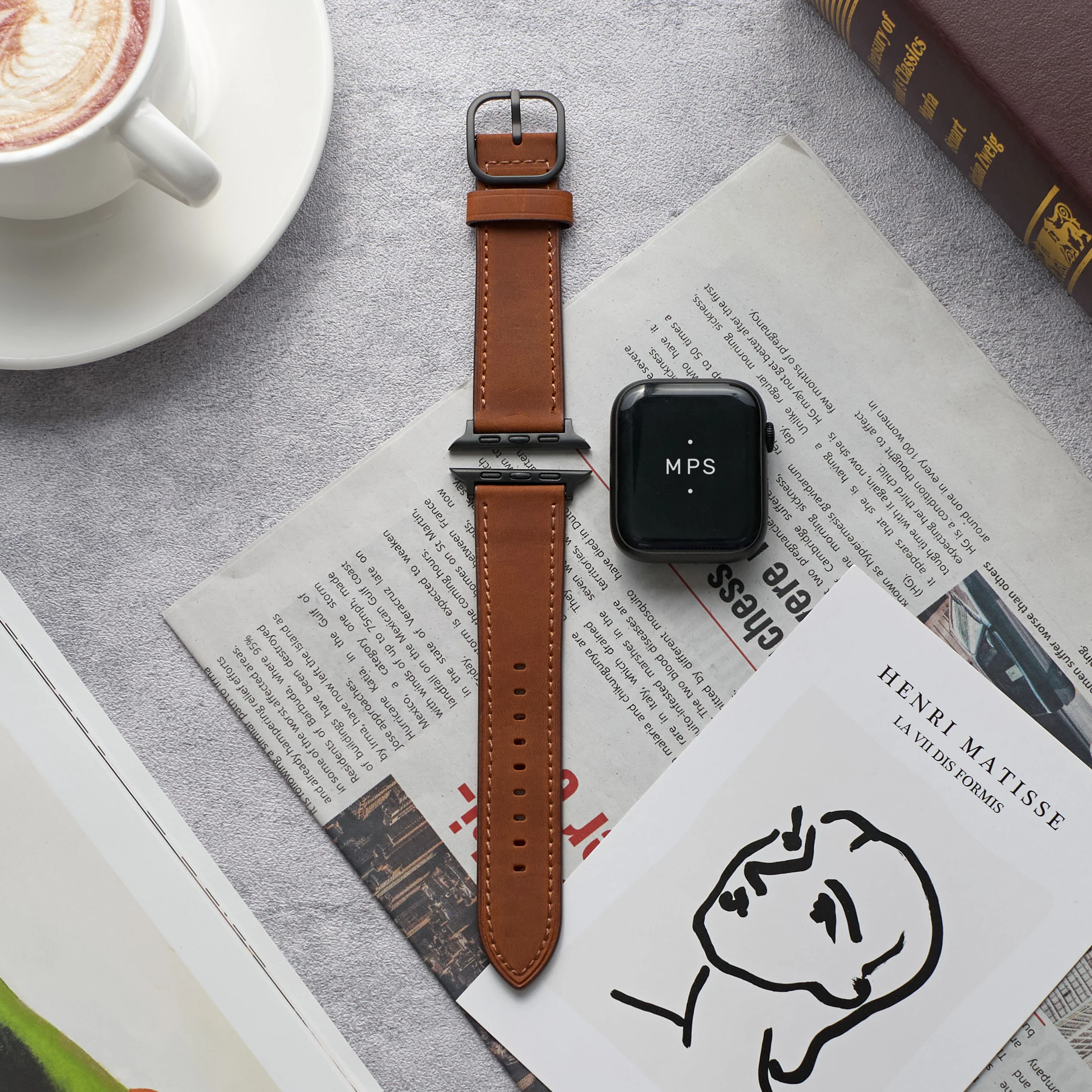 Genesis Leather Apple Watch Band
