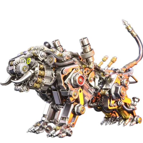 Bengal Tiger 3D Metal Assembly Model Kits 700+ Pieces Create an Animal Series